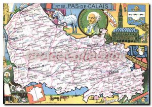 Modern Postcard Calais Form 1790 Artois and a portion of Picardy Celebrities ...