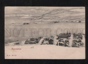 068872 NORWAY Hammerfest view Vintage PC