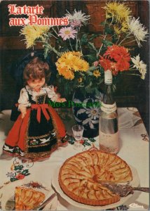 Food & Drink Postcard - Recipe - Tarte Aux Pommes, France RR13741 