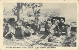 75 millimeter gun Camp Roberts Calif. aj 170
