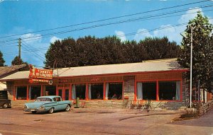 Chattanooga Tennessee Tommy's Restaurant, Photochrome Vintage Postcard U10288
