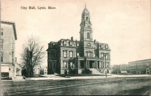 Postcard City Hall in Lynn, Massachusetts