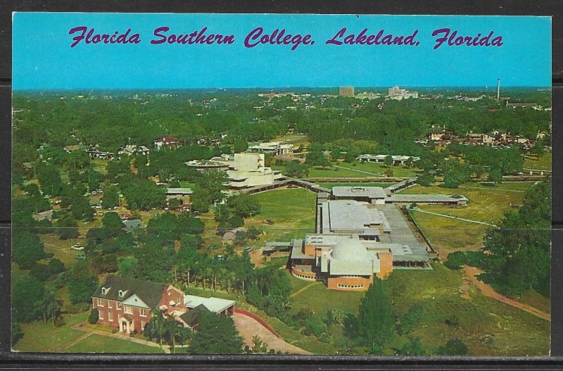 Florida, Lakeland - Aerial View Of Florida Southern College - [FL- 498]