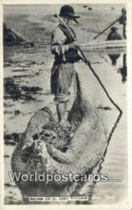 Balsas Lake Titicaca, Peru 1950 