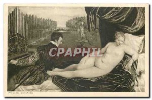 Old Postcard Nude erotic Tiziano