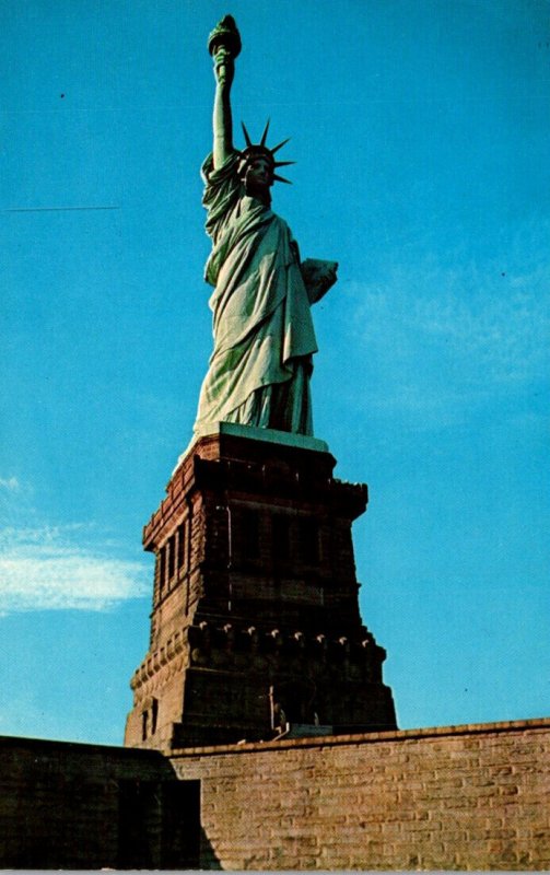 New York City Statue Of Liberty At Night