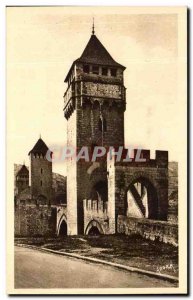 Old Postcard Cahors Bridge Valentre