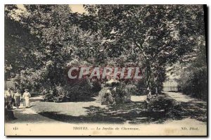 Old Postcard Troyes Garden Chevreuse