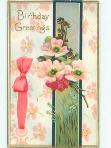 Divided-Back BEAUTIFUL FLOWERS SCENE Great Postcard AA3662