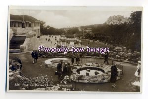 tq1930 - Hants - The Rock Gardens and Pavilion, in Bournemouth - Postcard