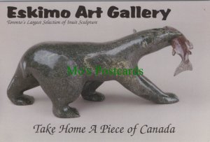 Art Advertising Card - Eskimo Art Gallery, Toronto, Canada-Sculpture Ref.RR15381