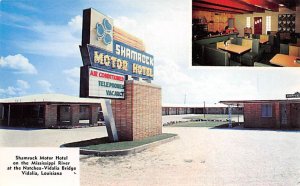 Shamrick Motor Hotel Coffe shop and Lounge - Vidalia, Louisiana LA  