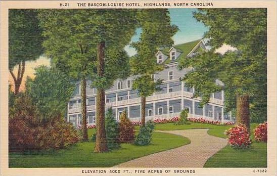 North Carolina Highland The Bascom Louise Hotel