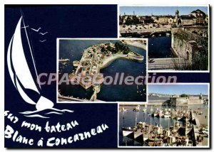 Postcard Modern Concarneau Vue Prize De La Ville Close View Aerienne
