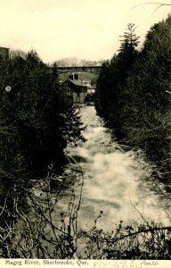 Canada - Quebec, Sherbrooke. Magog River