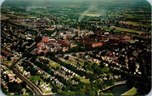 Vtg Rochester New York NY Eastman Kodak Company Park Plant Chrome 1950s Postcard