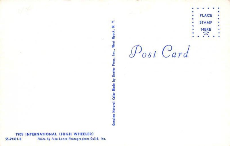 1905 International High Wheeler Unused 