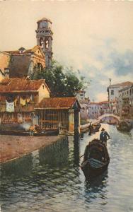 Italy Venice Squero S. Trovaso A. Scrocchi Postcard