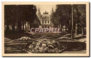 Monte Carlo Monaco Old Postcard Casino and gardens