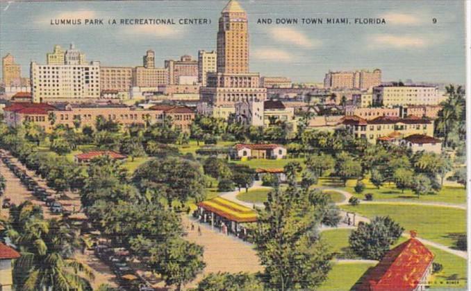 Florida Miami Lummus Park and Downtown
