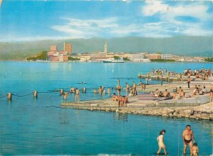 Slovenia Koper Postcard seaside tourism aspect city panoramic view