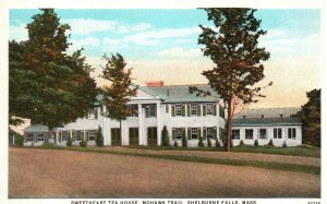 Vintage Postcard Sweetheart Tea House Mohawk Trail Shelburne Falls Massachusetts