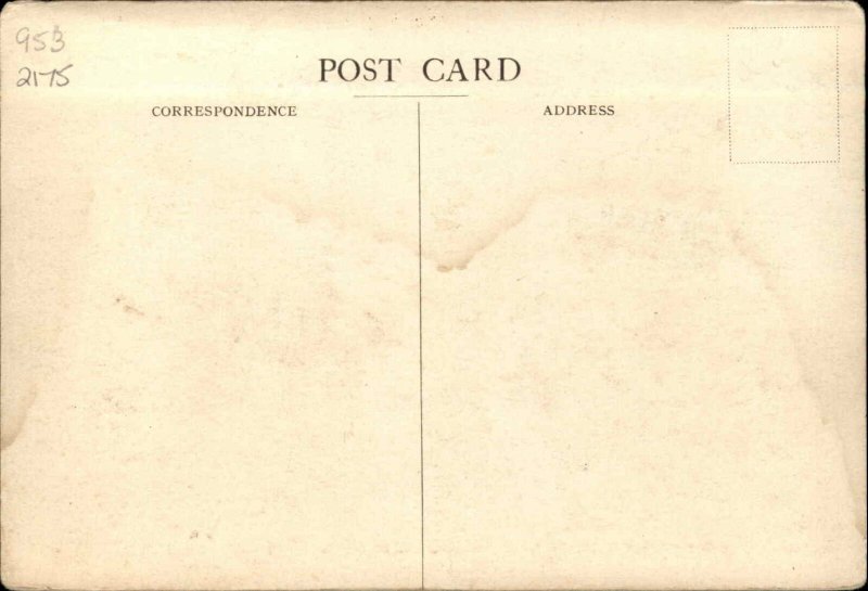 WWII Postcard EDINBURGH SCOTLAND Scottish Rest House for Servicemen KITCHEN