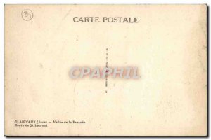 Postcard Old Clairvaux Vallee Frasnee of St Lawrence Road
