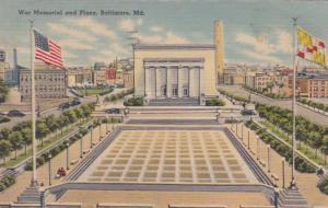 Maryland Baltimore War Memorial and Plaza 1946