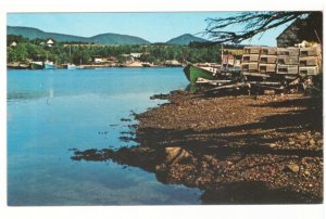 Typical Coastal Scene In Canadian Maritime Provinces, Vintage Chrome Postcard