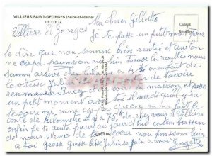 Modern Postcard Villiers-Saint-Georges (Seine et Marne) CEG