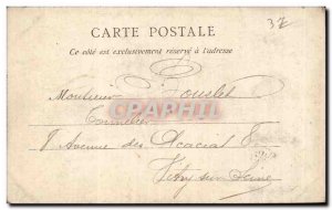 Tours - Balzac statue - Old Postcard