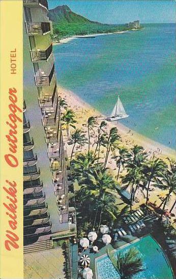 Hawaii Honolulu The Outrigger Hotel Located On the Beach In the Heart Of Waikiki