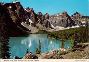 Moraine Lake Banff National Park Alberta Canada Postcard PC356