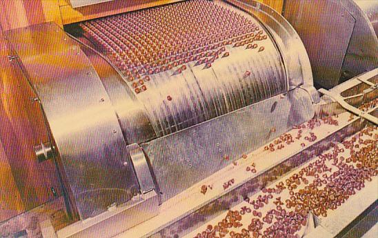 Hershey's Kisses Rolling Off Production Line Hershey Chocolate Corporation He...