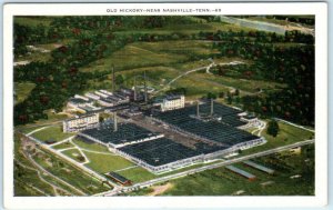 OLD HICKORY near NASHVILLE, Tennessee TN  & DU PONT PLANT c1940s Linen  Postcard