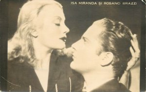 Actors Isa Miranda & Rosano Brazzi