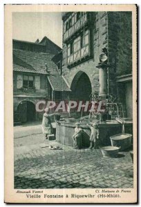 Thann - Vieille Fontaine Riquewihr - Old Postcard