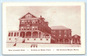 OLD ORCHARD BEACH, Maine ME~ New LINWOOD HOTEL c1910s York County Postcard