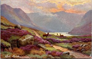 Loch Muick Tucks 7148 Deeside Vintage Postcard A62