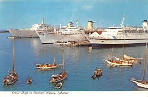 Cruise Ships in Harbour Nassau, Bahamas Virgin Islands Unused 