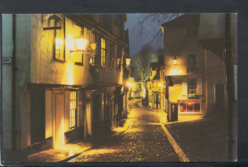 Norfolk Postcard - Norwich - Elm Hill at Night  T7201