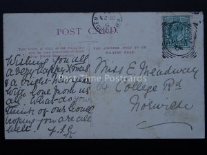 Kent FRITTENDEN The Schools showing Children Lined Up Outside c1906 Postcard