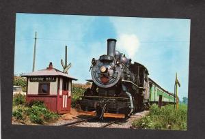 PA Cherry Hill Railroad Train Station Depot Strasburg Pennsylvania Postcard