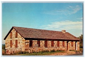 Fort Gibson Army Commissary Before Civil War Oklahoma OK Vintage Postcard