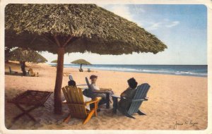 Chicago and Southern Air Lines Advert, C&S, Varadero Beach Cuba,  Old Postcard