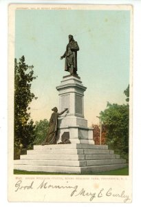 RI - Providence. Roger Williams Park, Roger Williams Statue,  ca 1905