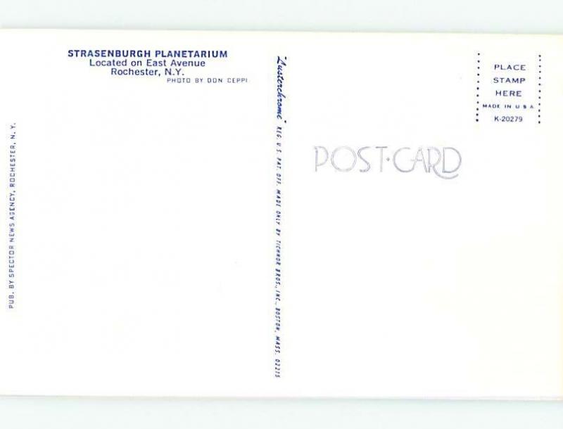 Unused Pre-1980 PLANETARIUM Rochester New York NY hn3724@