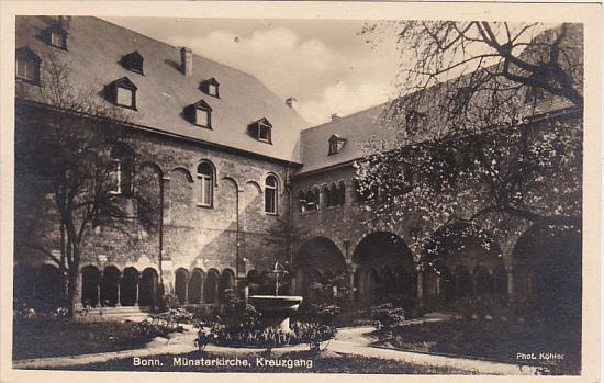 Germany Bonn Muensterkirche Kreuzgang Photo