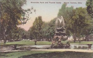 Ohio Mount Vernon Riverside Park And Tourist Camp-Albertype